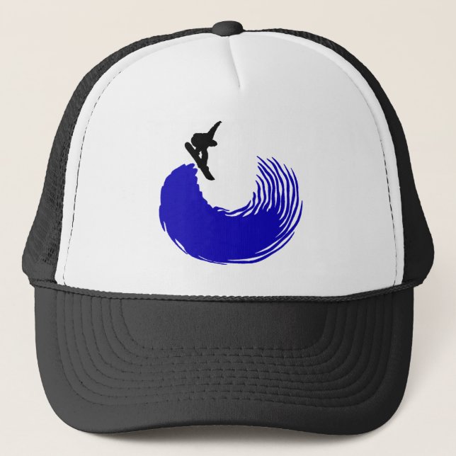 Snowboard Threw Ya Trucker Hat (Front)