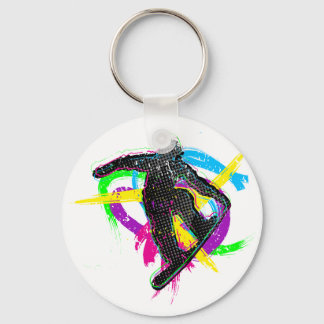 Snowboard Trick Key Ring