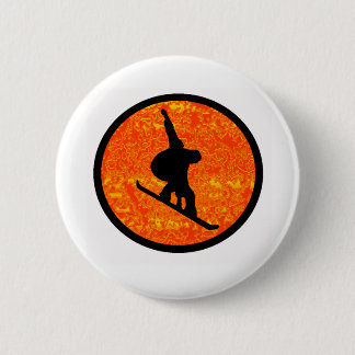 Snowboard Upper Idaho 6 Cm Round Badge