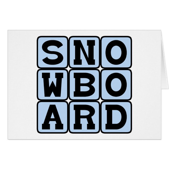 Snowboard, Winter Sport (Front Horizontal)