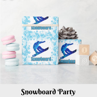 Snowboard Wrapping Paper