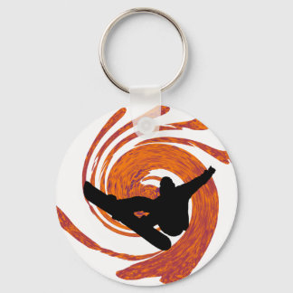 Snowboard zone of key ring