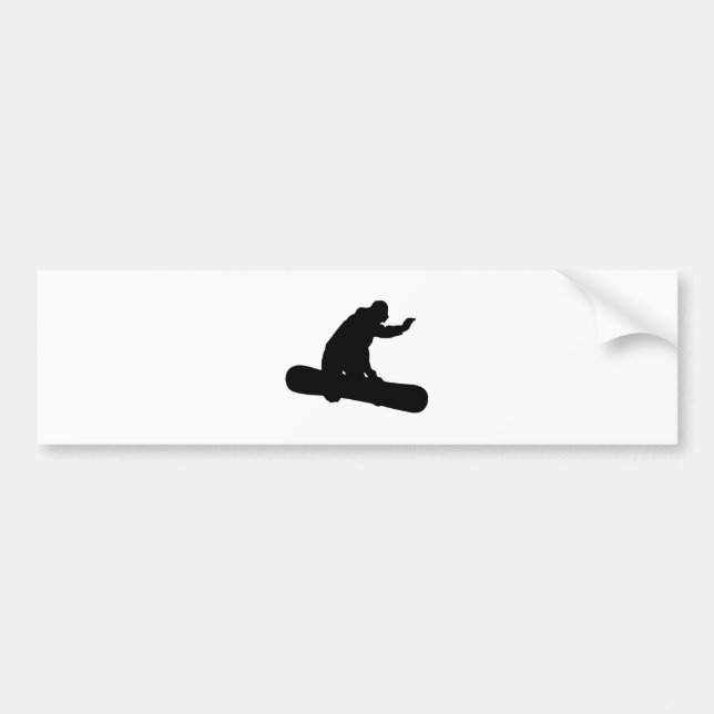 Snowboarder_2 Bumper Sticker (Front)