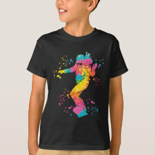 Snowboarder Colourful Snowboard Snowboarding 25  T-Shirt