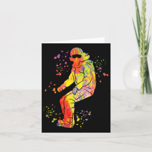 Snowboarder Colourful Snowboard Snowboarding 41  Card
