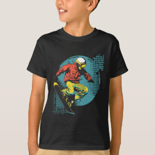 Snowboarder Comic Look Alpine Snowboarding T-Shirt