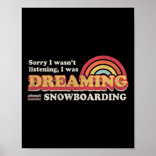 Snowboarder Design  Poster (Front)