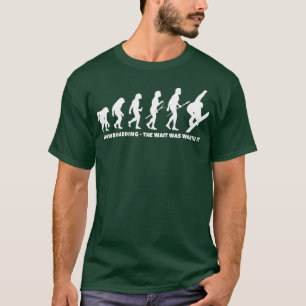 Snowboarder Evolution of Snowboarding T-Shirt