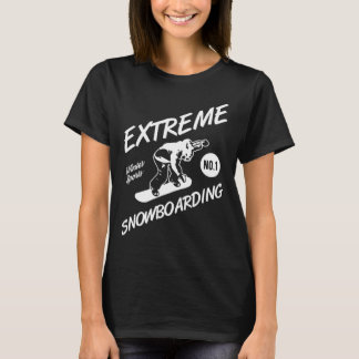 Snowboarder Extreme Snowboarding Winter Sports Sno T-Shirt