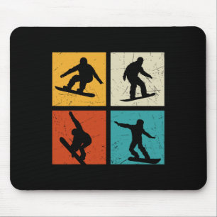 Snowboarder Free Style Snowboarding Snowboard Extr Mouse Pad