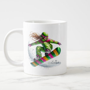 Snowboarder Jumbo  Large Coffee Mug