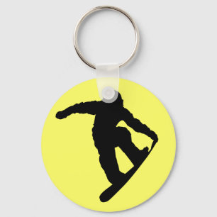 Snowboarder Key Ring