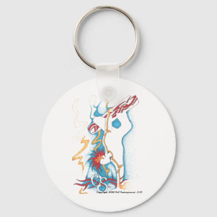 Snowboarder Keychain