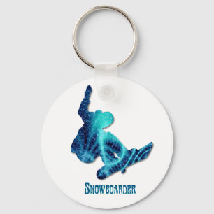 Snowboarder Keychain