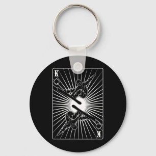 Snowboarder King Freestyle Mountains Snowboarding  Key Ring