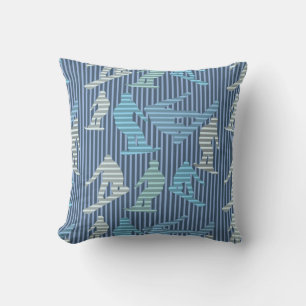 Snowboarder Lines Cushion