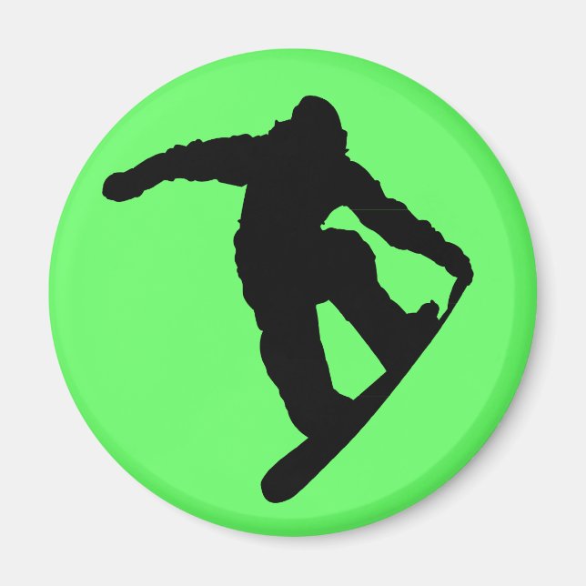 Snowboarder Magnet (Front)