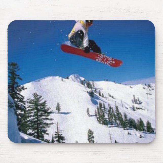 Snowboarder Mouse Pad (Front)