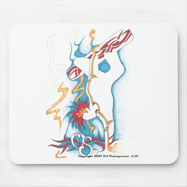 Snowboarder Mouse Pad (Front)