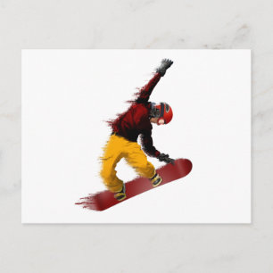 Snowboarder Postcard