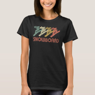 Snowboarder Retro Pop Snowboarding Vintage Cool 1 T-Shirt