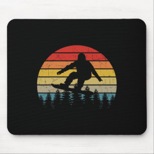 Snowboarder Retro Snowboarding Snowboard Extreme S Mouse Pad