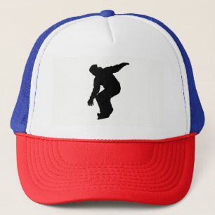 Snowboarder Silhouette Trucker Hat