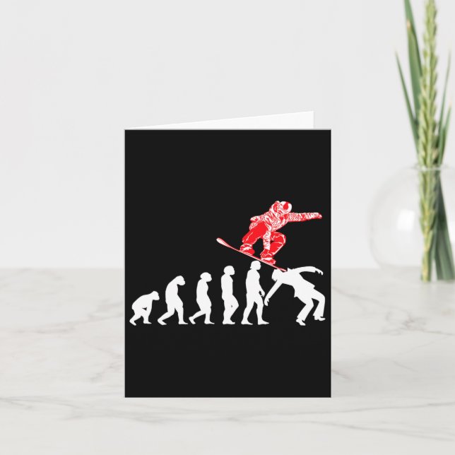 Snowboarder Snowboarding Snowboard  Card (Front)
