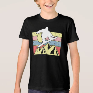 Snowboarder Snowboarding Snowboard Retro Tri-Blend Shirt