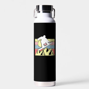 Snowboarder Snowboarding Snowboard Retro Water Bottle