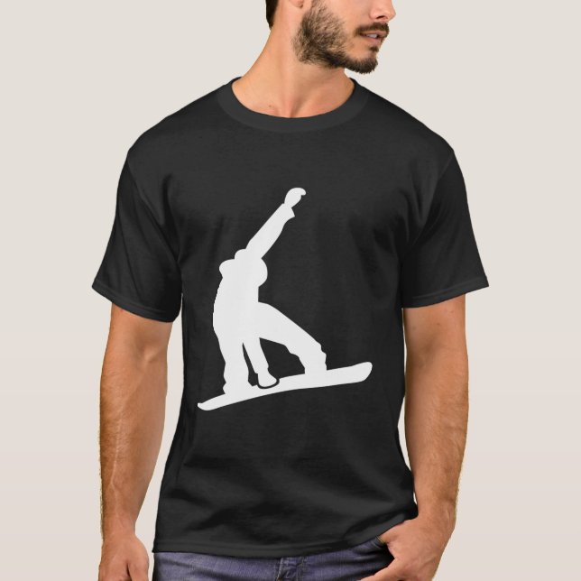 Snowboarder Snowboarding T-Shirt (Front)