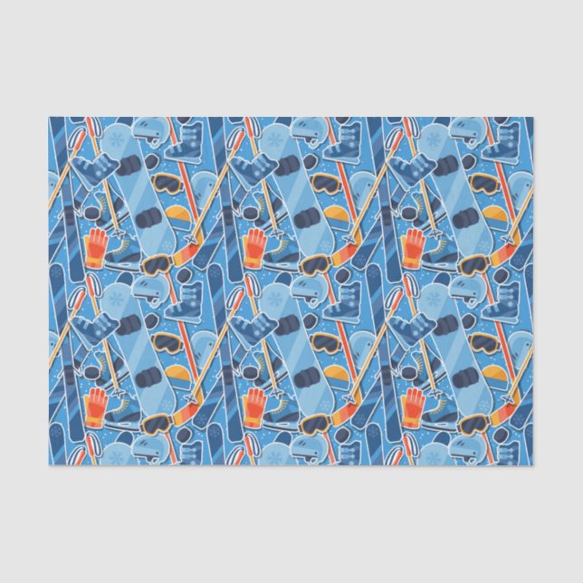 Snowboarder Tissue Paper (Front)