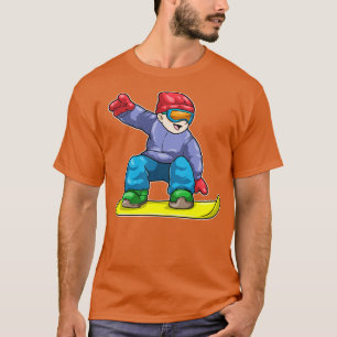 Snowboarder with Snowboard Ski goggles T-Shirt