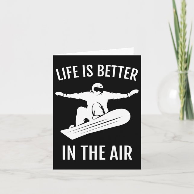 Snowboarding3  card (Front)