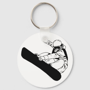 Snowboarding 3 key ring