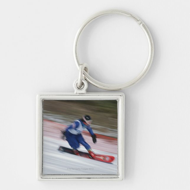 Snowboarding 9 key ring (Front)