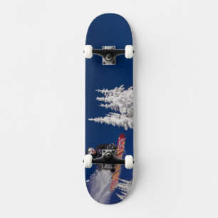 Snowboarding action at Whitefish Mountain Resort Skateboard