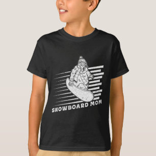 Snowboarding Activity Outdoor Mountain Skiing Recr T-Shirt