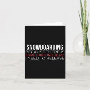 Snowboarding Alpine Winter Sports Snowboarder  Card