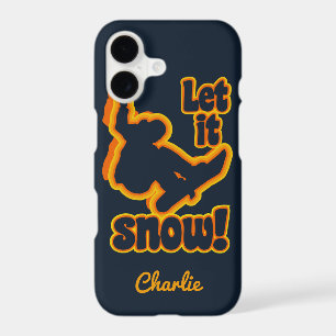 Snowboarding custom name phone cases