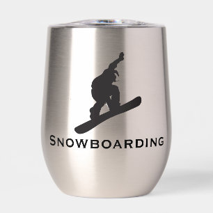 Snowboarding Design Thermal Wine Tumbler