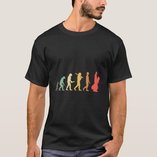 Snowboarding Evolution For Snowboarders T-Shirt (Front)