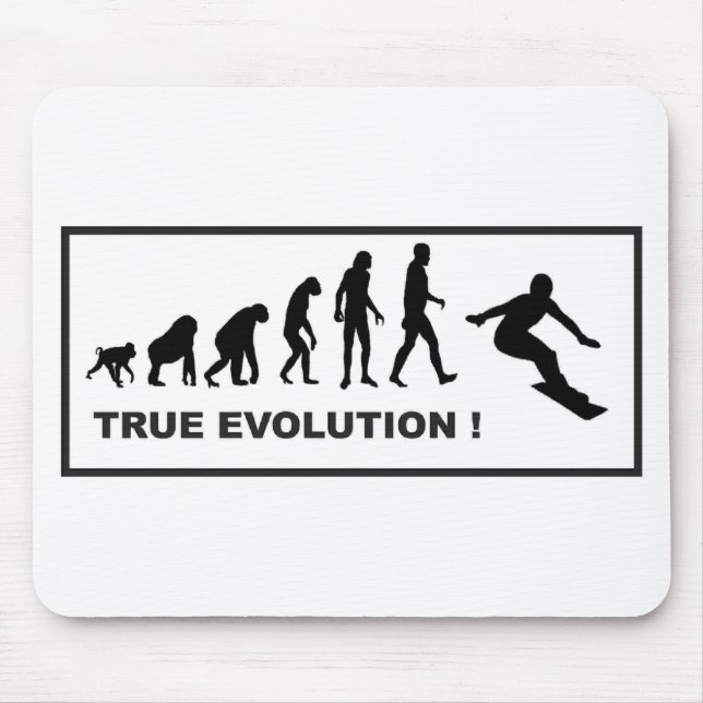 snowboarding evolution mouse pad (Front)