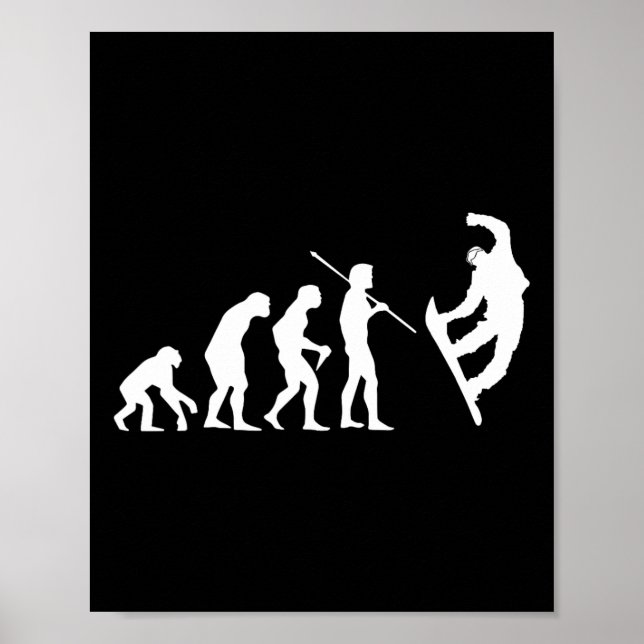 Snowboarding Evolution T Shirt For Men  Poster (Front)