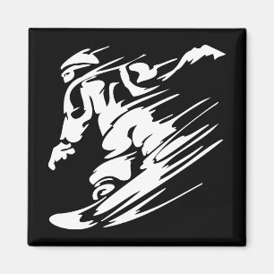 Snowboarding Extreme Sport Magnet