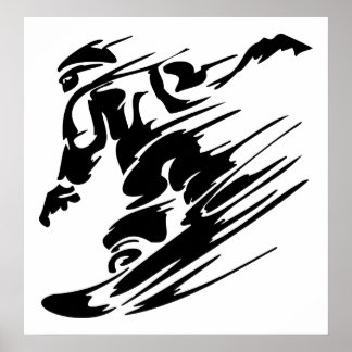 Snowboarding Extreme Sport Poster