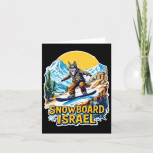 Snowboarding Fox Adventure In Israel Card