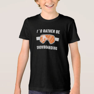 Snowboarding - I'd Rather Be Snowboarding Tri-Blend Shirt