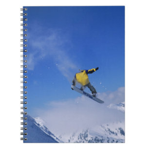 Snowboarding in Grizzly Gulch, Little Cottonwood Spiral Notebook