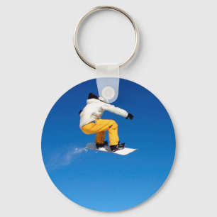 Snowboarding Key Ring